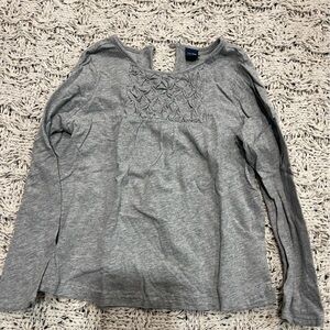 GAP Kids Gray Long Sleeve Tee